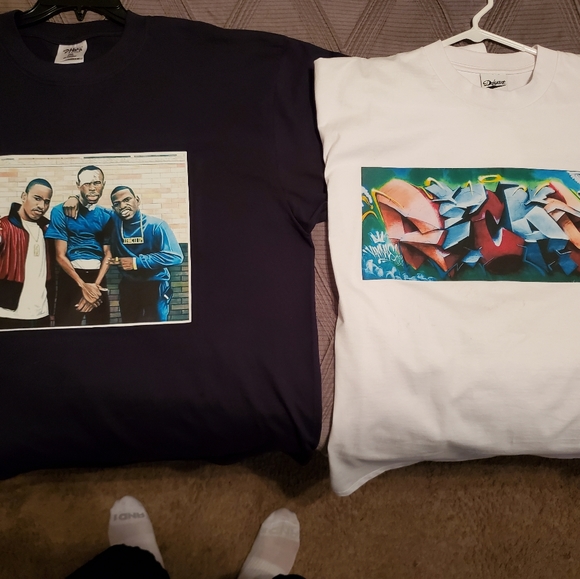Animated "BOYZ N DA HOOD" T - shirt 👕 "PAID - Picture 3 of 6